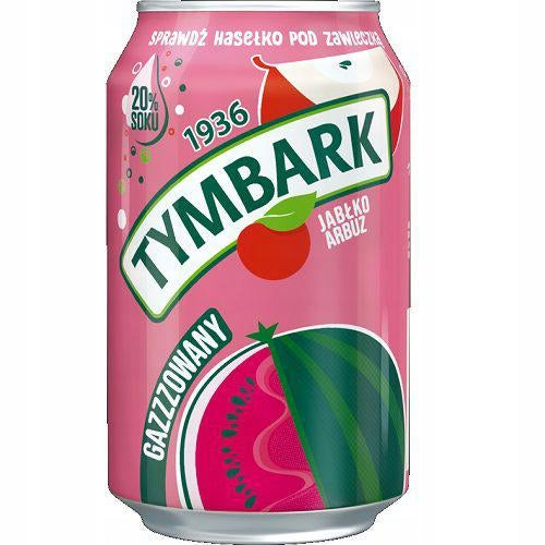 Tymbark Napój Gazowany Jabłko Arbuz 330ml