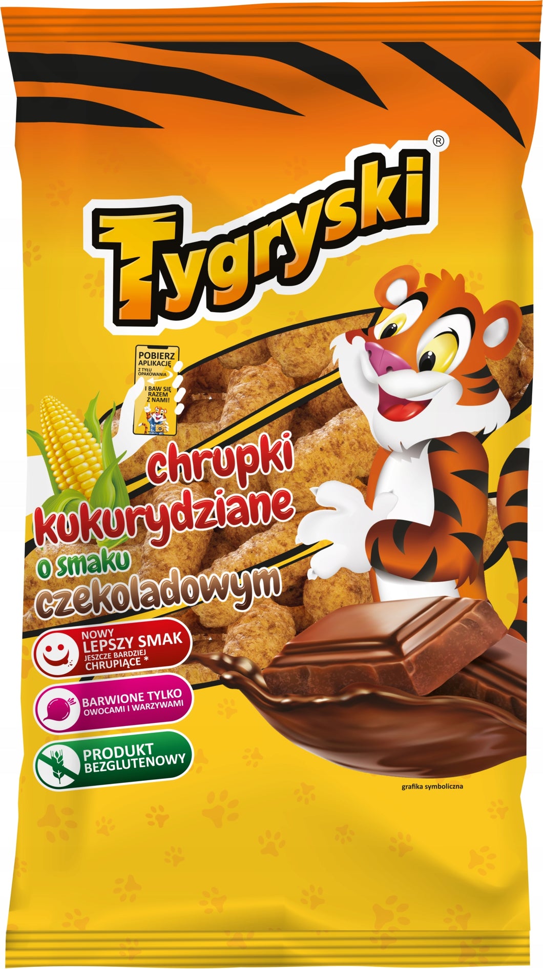 Tygryski Chrupki  Czekoladowe 70 g