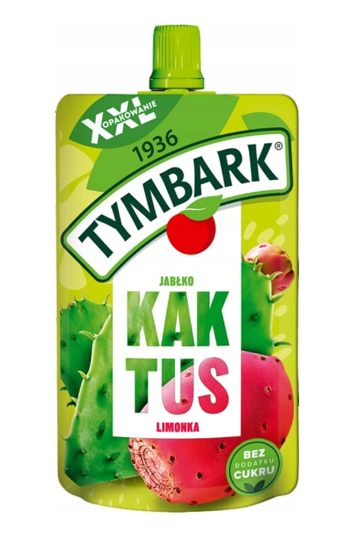 Tymbark Energy Vibes Mus Jabłko Kaktus Limonka 200g