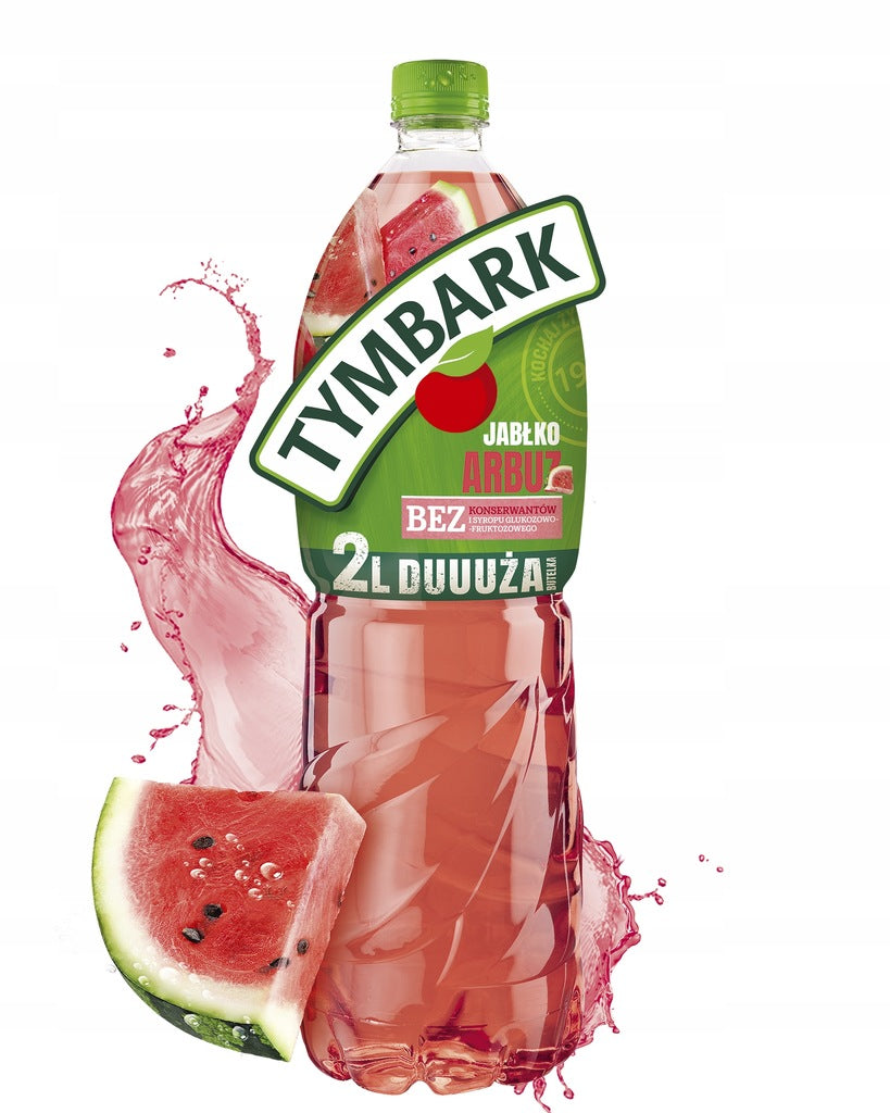 Tymbark Napój Butelka Jabłko Arbuz 2L