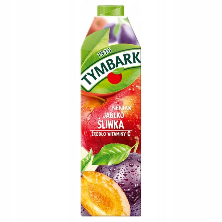 Tymbark Nektar Jabłko Śliwka 1L