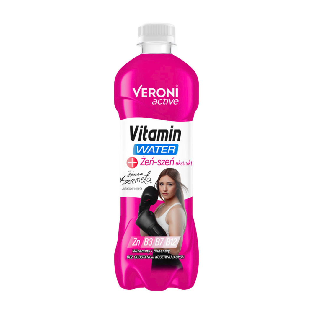 Veroni Active Woda Z Witaminami I Żeńszeniem 555ml