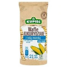 Load image into Gallery viewer, Kupiec Wafle kukurydziane Z Solą Morską 105 g
