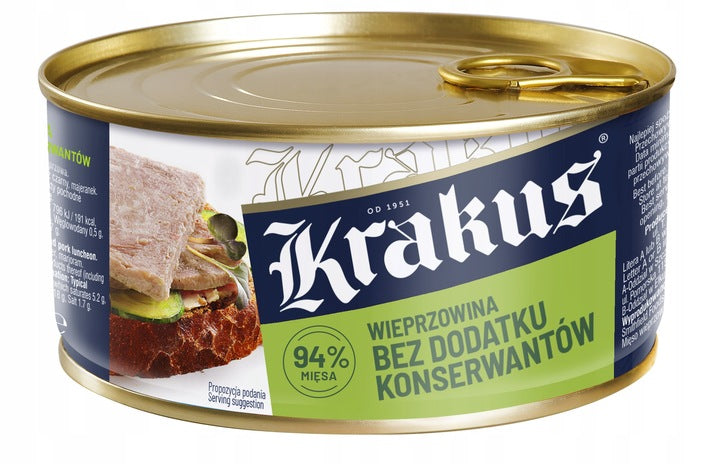 Krakus Wieprzowina Bez Konserwantów 300g