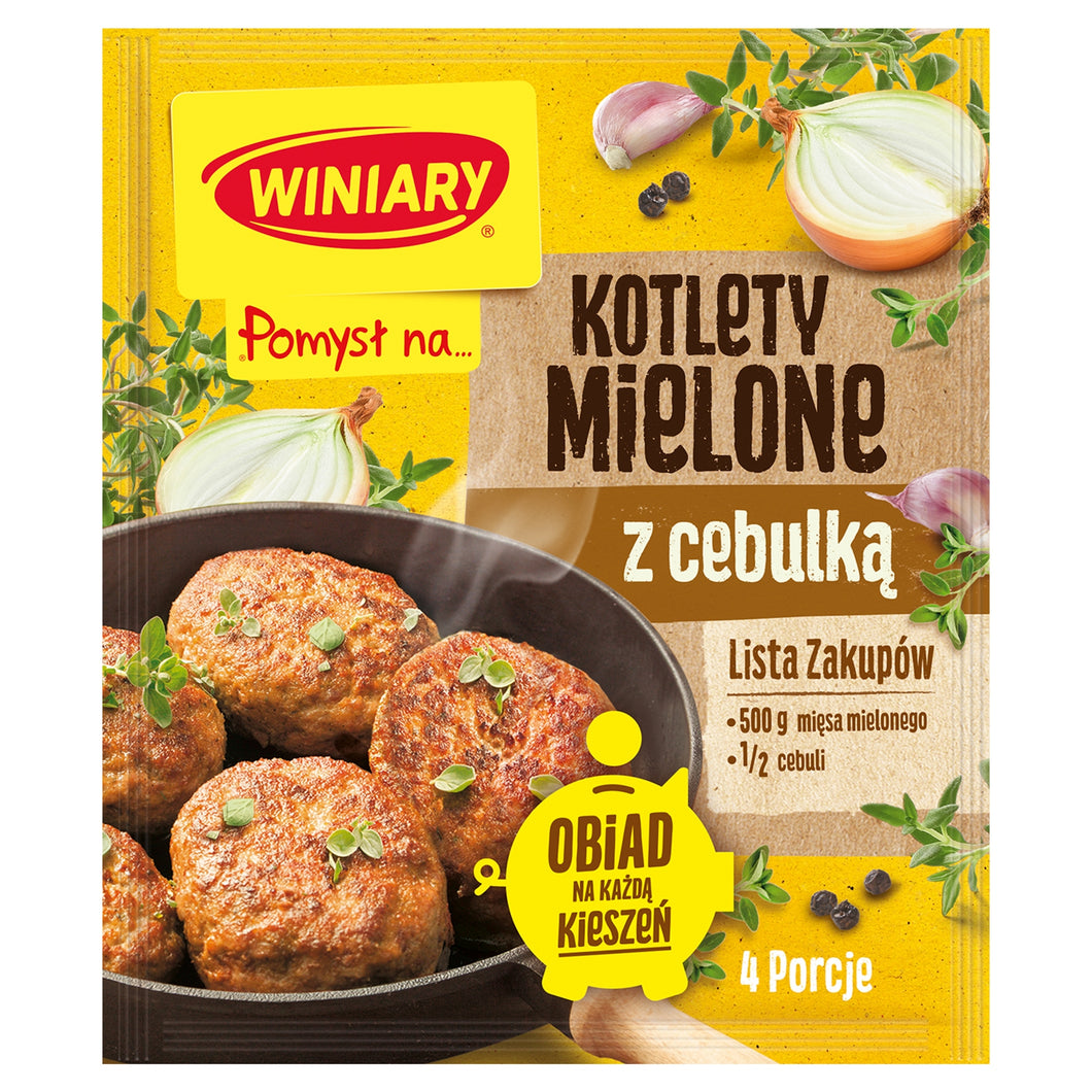Winiary Pomysł na Kotlety Mielone Z Cebulka 69g