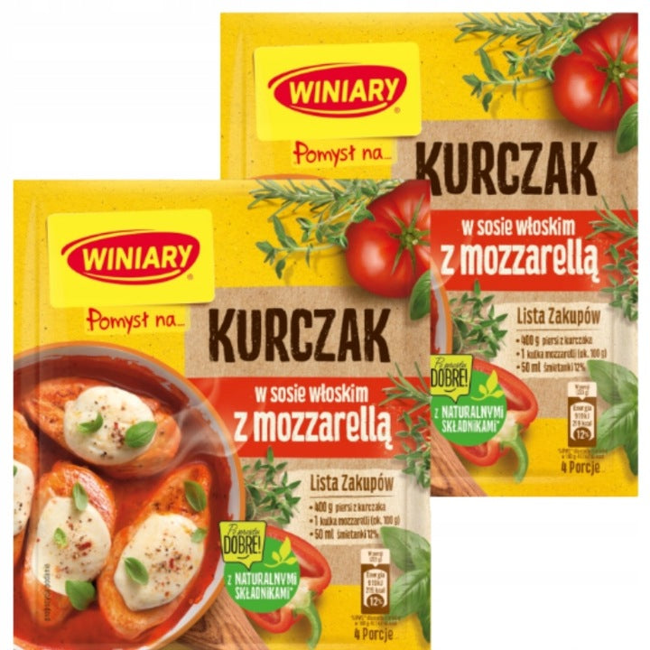 Winiary Pomysł Na Kurczaka W Sosie Włoskim Z Mozzarella 35g