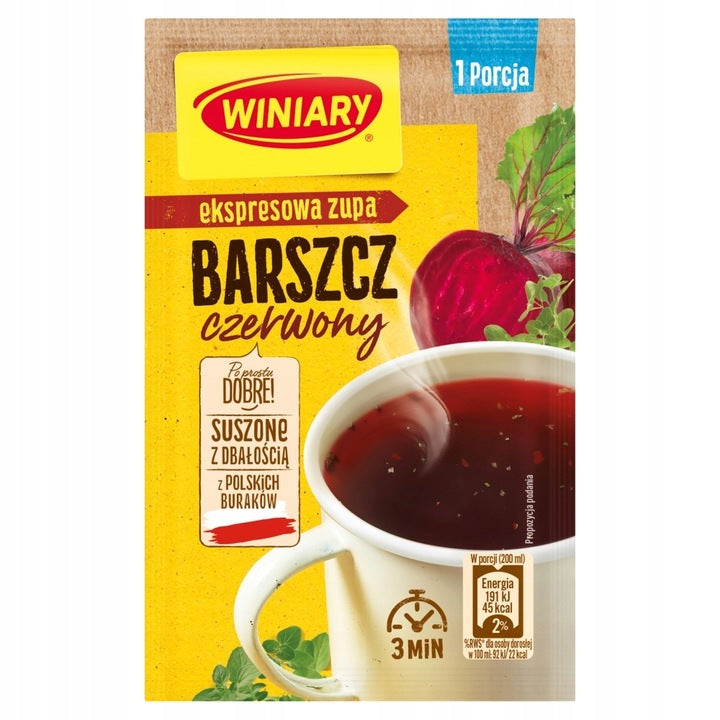 Winiary Ekspresowa Zupa Barszcz Czerwony 13 g