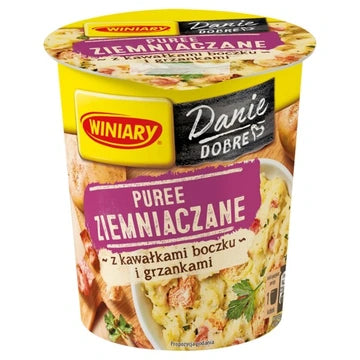 Winiary Danie 5 Min Puree Z Grzankami I Boczkiem 53g