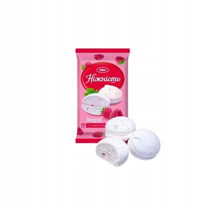Zefir Pianki  Z Płatkami Maliny 240g