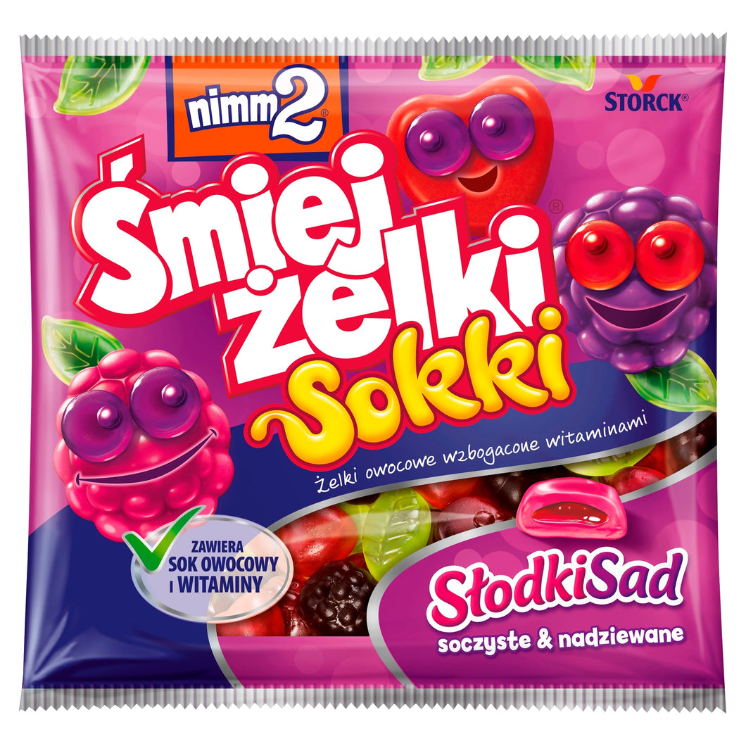 Nimm2 Śmiejżelki Sokki Słodki Sad 90g