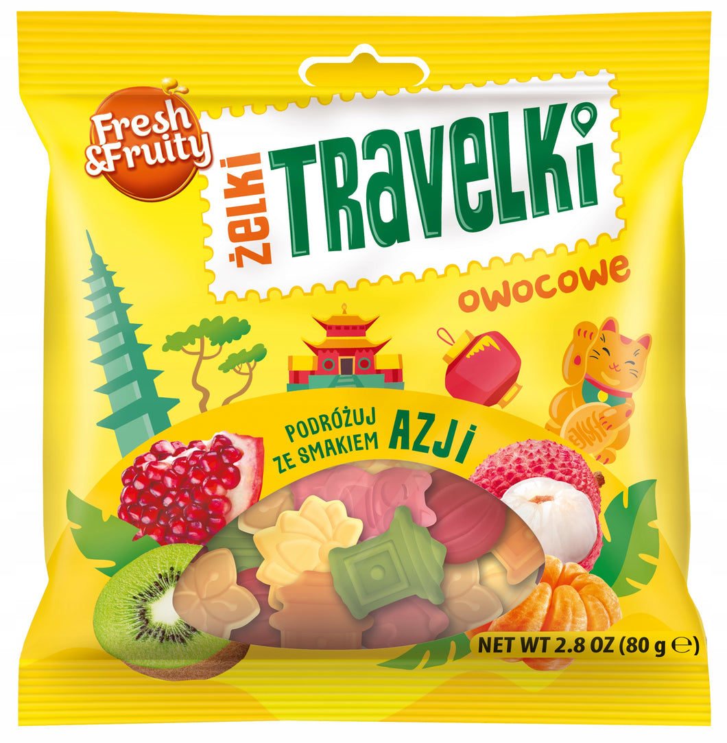 Wawel Travel Gumisie Azja 80g