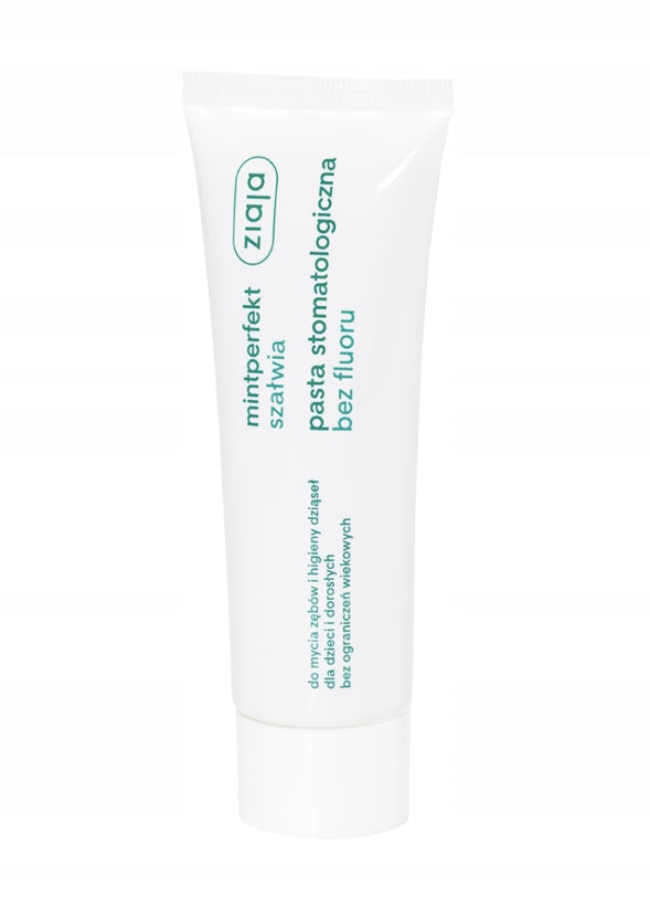 Ziaja Szałwiowa Pasta Do Zębów Bez Fluoru 75ml