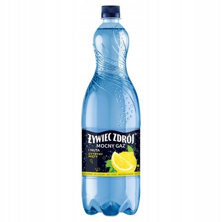 Żywiec Zdrój Mocny Gaz  Nuta Cytryny I Mięty 1,5l