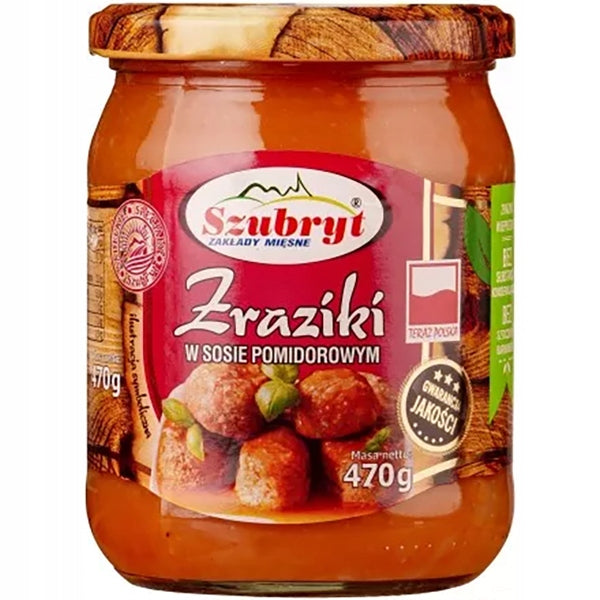 Szubryt Zraziki W Sosie Pomidorowym 470 g