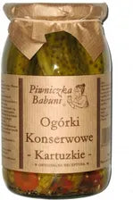 Piwniczka Babuni Ogórki Konserwowe Kartuzkie 860g