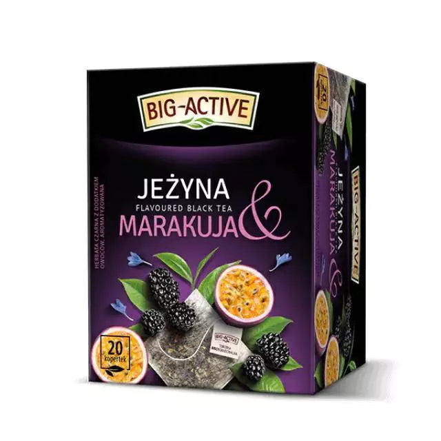 Big Active Herbata Czarna Jeżyna I Marakuja 20x2g