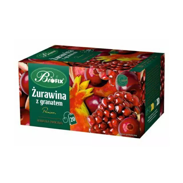 Bifix Herbata Expresowa Żurawina Z Granatem 20x2g
