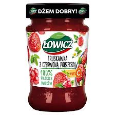 Łowicz Dżem Truskawka Z Czerwoną Porzeczką 280 g