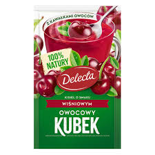 Delecta Owocowy Kubek Wiśnia 30g