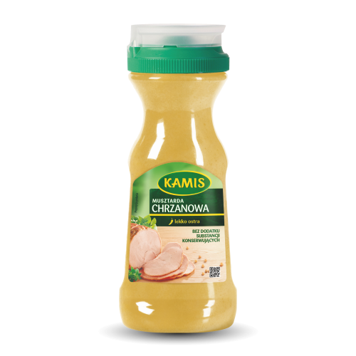 Kamis Musztarda Chrzanowa Lekko Ostra 290g