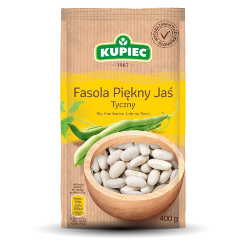 Kupiec Fasola Piękny Jaś Tyczny 400g