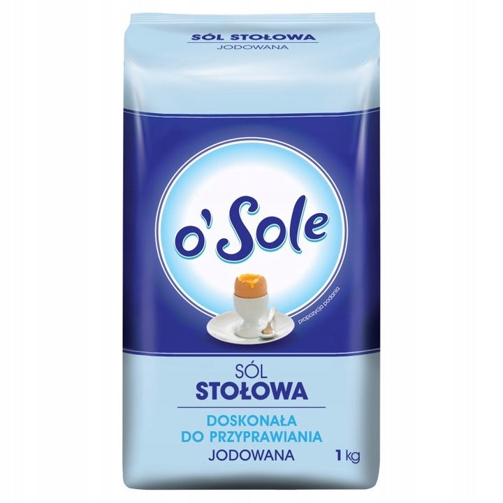 O'Sole Sól Stołowa Jodowana 1 kg