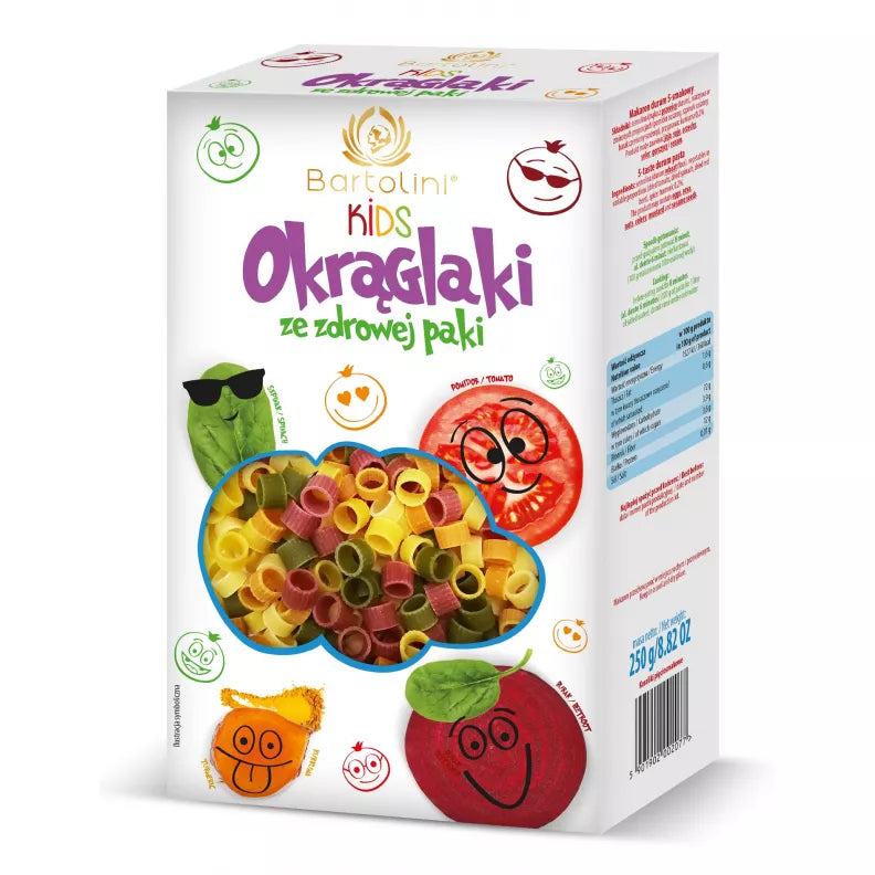 Makaron Dla Dzieci Okrąglaki Ze Zdrowej Paki 250 g
