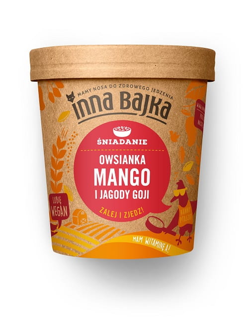 Inna  Bajka Owsianka Mango I Jagody Goji 70g