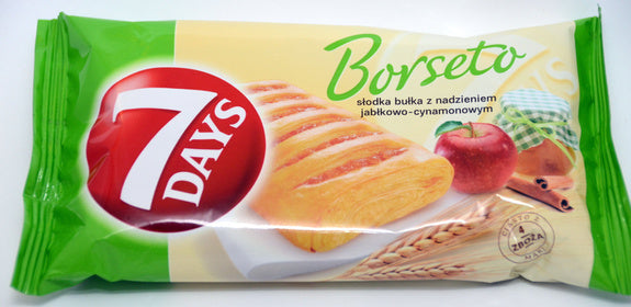 Borseto Słodka Bułka Z Nadzieniem Jabłkowo-Cynamonowym 80g