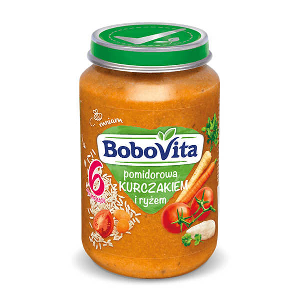 Bobovita Zupka Pomidorowa Kurczak Ryż 190g