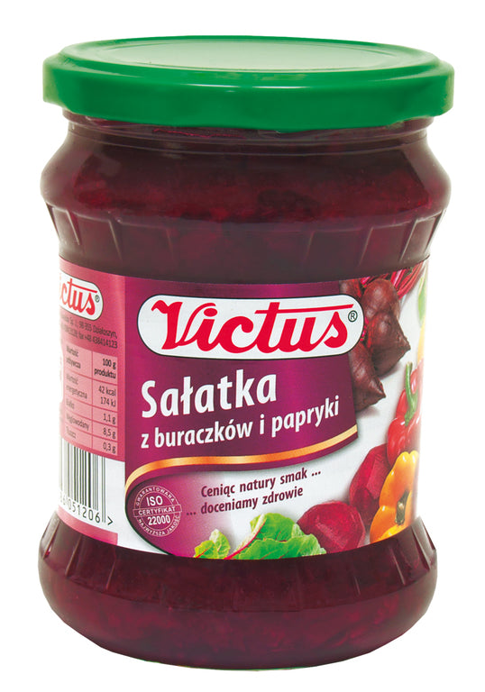 Victus Sałatka Z Buraczków I Papryki 470g