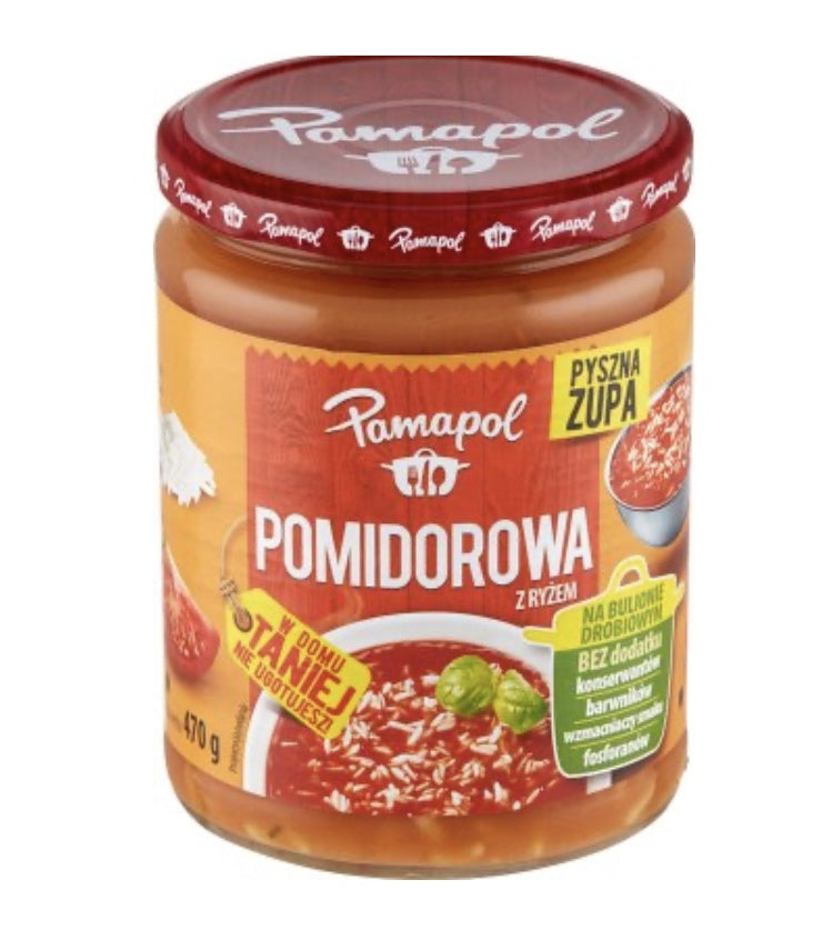 Pamapol Zupa Pomidorowa Z Ryżem 470g
