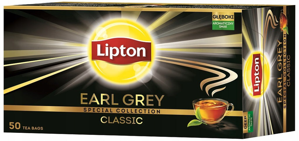 Lipton Herbata Earl Grey 50 Torebek