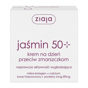 Ziaja Jaśmin Krem Na Dzień Przeciw Zmarszczkowy  50+ 50 ml