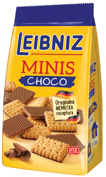Leibniz Herbatniki Minis Choco W Mlecznej Czekoladzie 100g