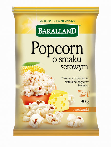 Bakalland Popcorn Serowy Do Mikrofali 90g