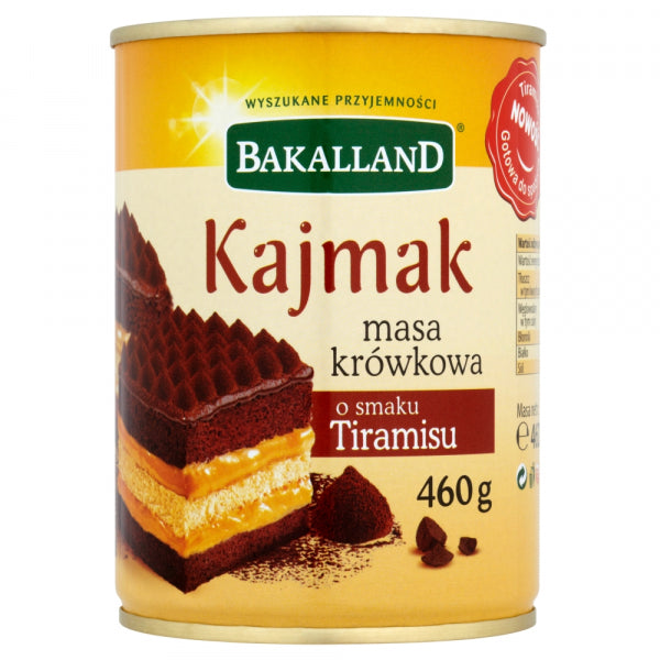 Bakalland Kajmak Masa Krówkowa O Smaku Tiramisu 460g