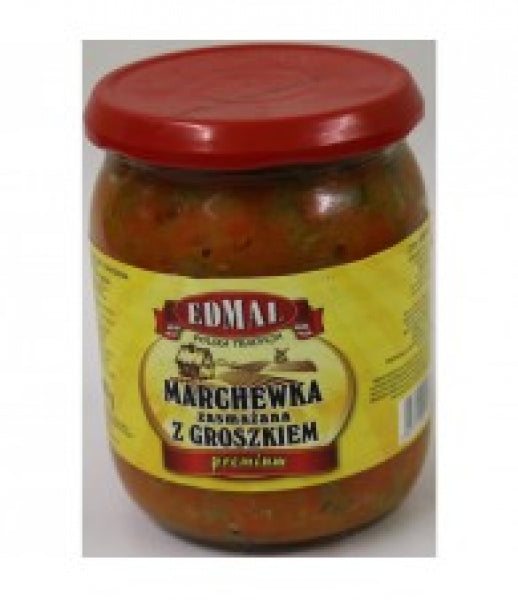 Edmal Marchewka Zasmażana Z Groszkiem Premium 480g