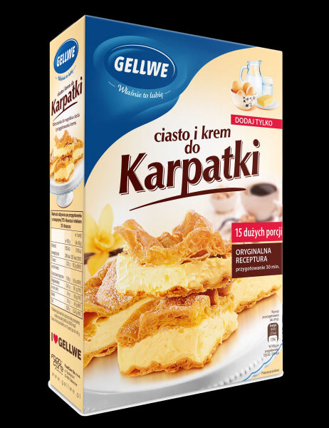 Gellwe Karpatka Ciasto I Krem W Proszku 340g