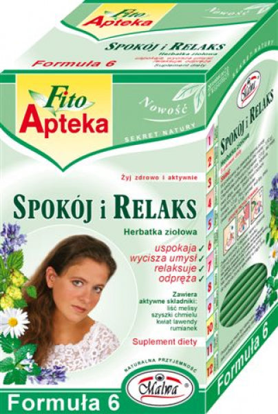 Fito Apteka Spokój I Relaks 20 Torebek Malwa