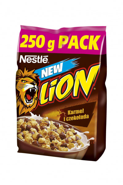 Nestle Płatki Lion Karmel I Czekolada 250g