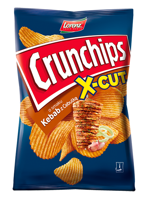 Crunchips X Cut Chipsy Kebab Z Cebulką 140g