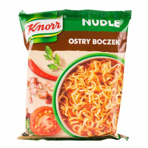 Knorr Nudle Ostry Boczek 63g.