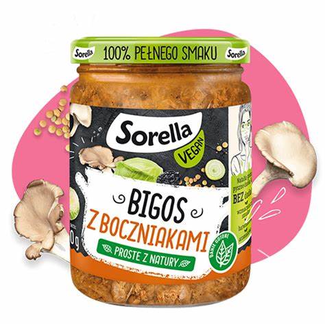 Sorella Danie Vege Bigos Z Boczniakami 380g.