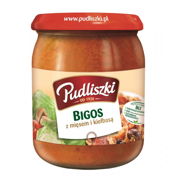 Pudliszki Bigos Z Mięsem I Kiełbasą 500G