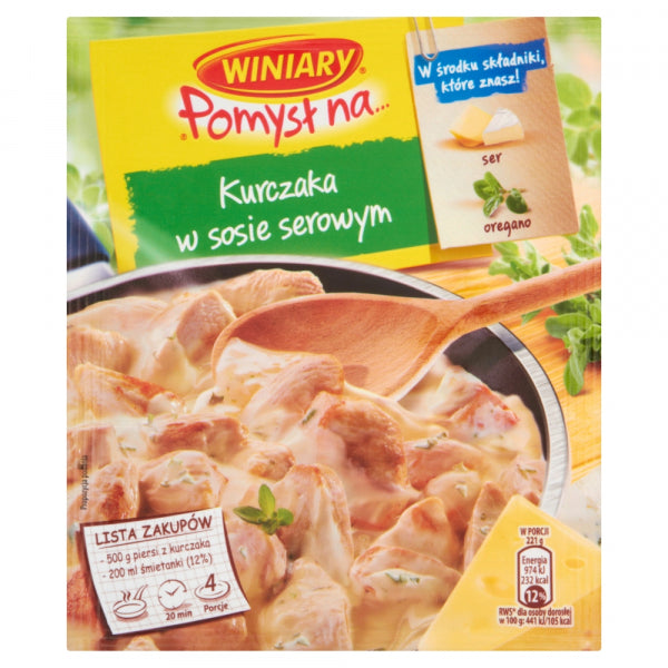 Winiary Pomysł Na Kurczaka W Sosie Serowym 28g