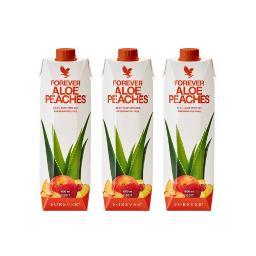 Trójpak Forever Aloe Peaches 3x1l