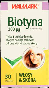 Walmark Biotyna Włosy Skóra 30 tabletek