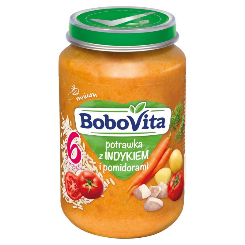BoboVita  Potrawka z Indykiem i Pomidorem 190g