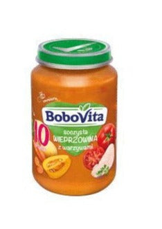 BoboVita Soczysta Wieprzowina z Warzywami190g
